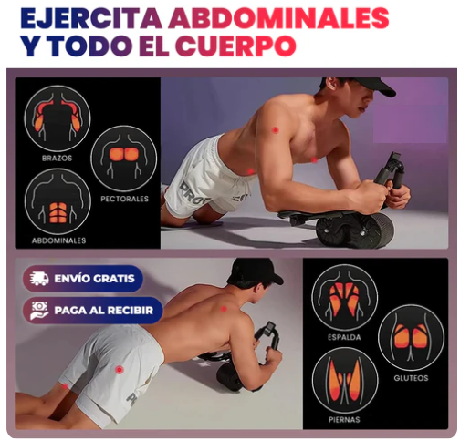 Rueda para abdominales fitness con temporizador – Tonifica y fortalece tu cuerpo -💥 solo hoy con 50% de DCTO 💪🏻