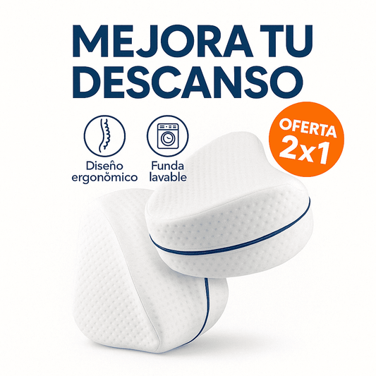 👌 Placentera Almohada Memory Foam Premium - Ortopédica para reducir dolores  – Oferta 2x1 🏷️