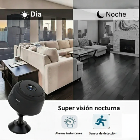 📸 Mini cámara espía FULL HD - Seguridad 24/7, sensor de movimiento y visión nocturna - Oferta 2x1 🏷️💥