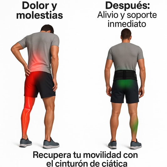 🦵🏻 Soporte ortopédico para la ciática ajustable  - Alivia el dolor cadera, pierna y glúteos 💥 solo hoy con 50% de DCTO