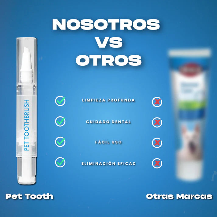 🦷 DentiPlus cepillo dental especial para mascotas – Previene mal aliento y enfermedades – Oferta 2x1 💥