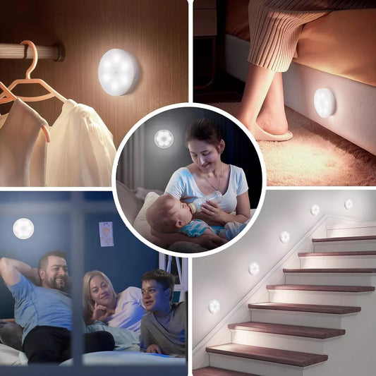 💡 LightMotion Lampara Inalámbrica LED con sensor de movimiento y batería recargable -  Iluminación de forma automática y eficiente - oferta 2x1 🏷️💥