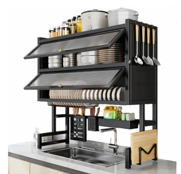 🍽️ Organizador multifuncional de loza de 2 niveles - Limpia y Organiza tu cocina - Oferta 50% DCTO🏷️ 💥