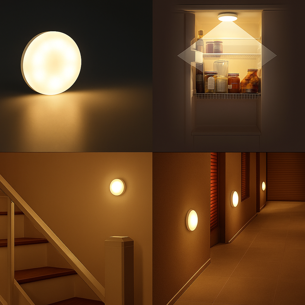 💡 LightMotion Lampara Inalámbrica LED con sensor de movimiento y batería recargable -  Iluminación de forma automática y eficiente - oferta 2x1 🏷️💥