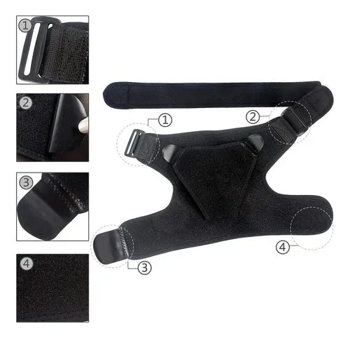 💪 Soporte Ortopédico ajustable para hombros - Alta protección y recuperación rápida - solo por hoy con 50% de DCTO 🏷️💥