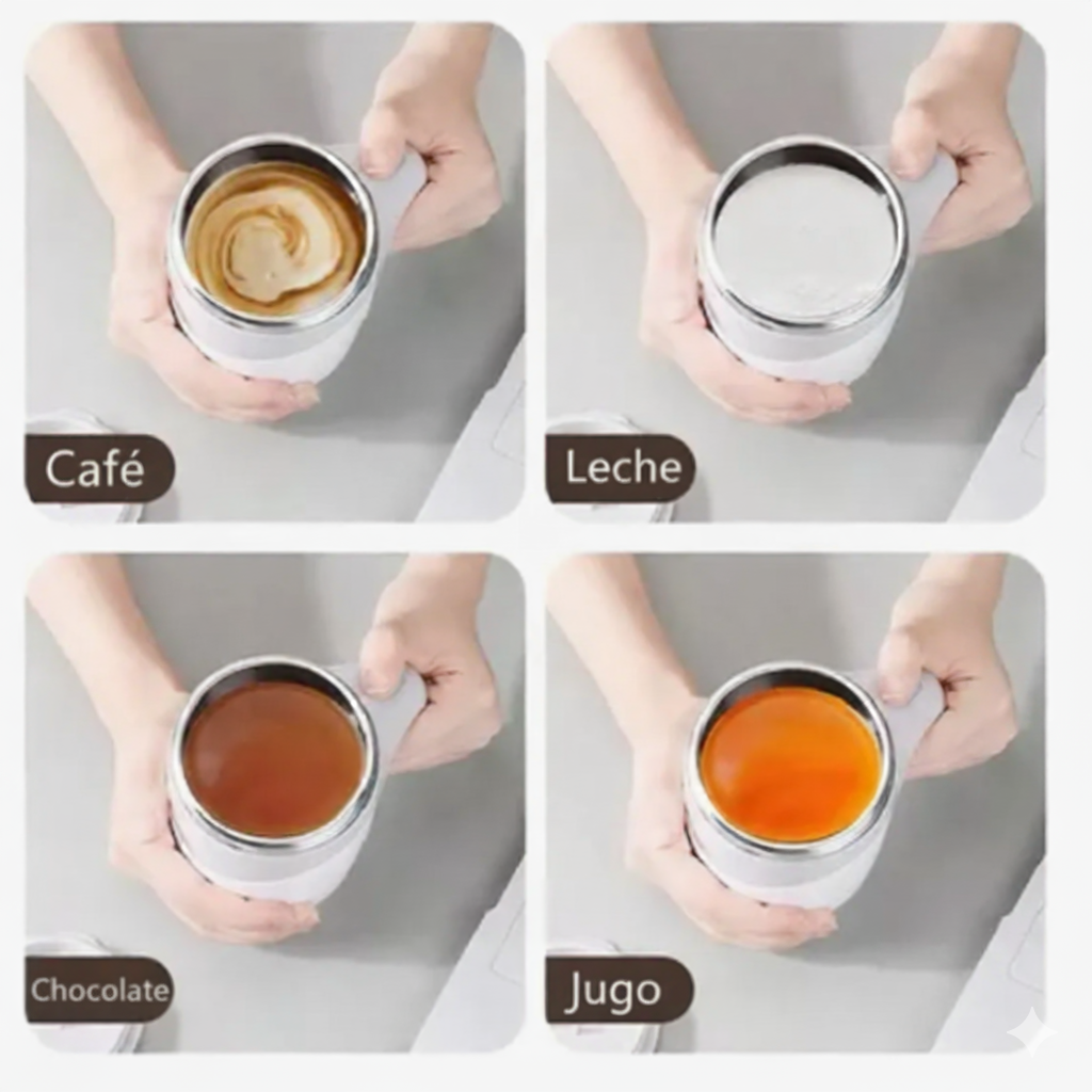 ☕ Taza Mug Mezcladora Automática - Portátil y recargable USB - Oferta 2x1 🏷️💥