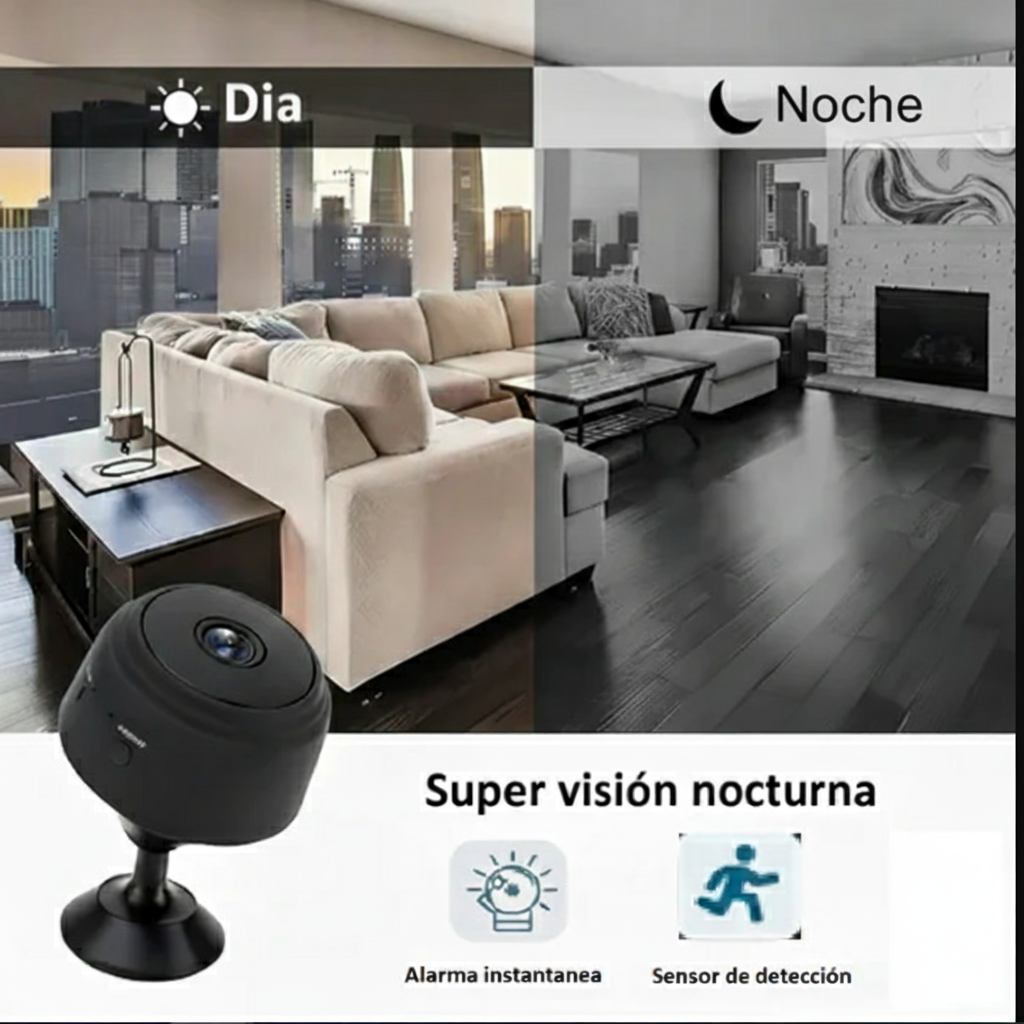 📸 Mini cámara espía FULL HD - Seguridad 24/7, sensor de movimiento y visión nocturna - Oferta 2x1 🏷️💥