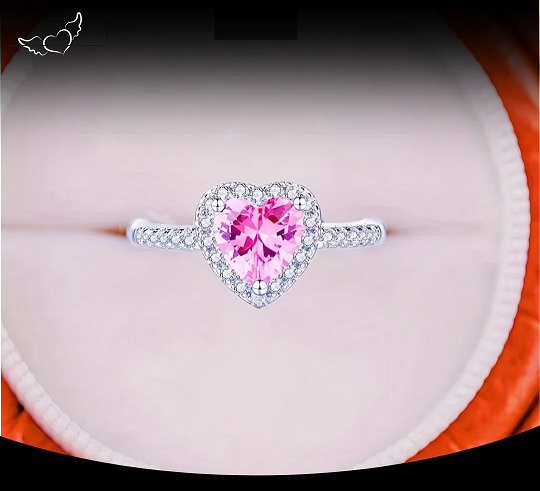 💍 Anillo ajustable promesa de amor ❤️ - Diseño elegante en baño de Rodio y Circones, incluye caja de regalo - Oferta 50% DCTO🏷️ 💥